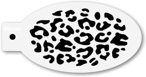 img 1 attached to 🐆 Maydear Reusable Face & Body Painting Stencils - Leopard Print Tattoo Templates