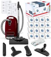 🧹 miele complete c3 softcarpet canister vacuum cleaner with seb228 softcarpet powerhead bundle - includes miele performance pack 16 type gn airclean genuine filterbags + genuine ah50 hepa filter for improved seo логотип