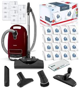 img 3 attached to 🧹 Miele Complete C3 SoftCarpet Canister Vacuum Cleaner with SEB228 SoftCarpet Powerhead Bundle - Includes Miele Performance Pack 16 Type GN AirClean Genuine FilterBags + Genuine AH50 HEPA Filter for Improved SEO