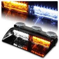 enhanced safety with nisuns 16 led high intensity law enforcement strobe lights – 18 modes for interior roof/dash/windshield logo