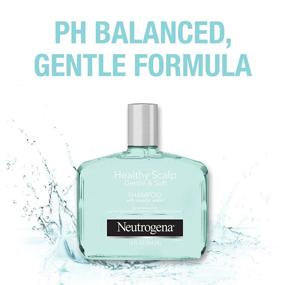 img 1 attached to Шампунь Neutrogena Gentle & Soft для здоровой кожи головы с мицеллярной водой - для чувствительного ухода за кожей головы, легкая увлажнение и формула, безопасная для окрашенных волос - 12 унций