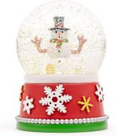 🌲 tree buddees hilarious peeing on snowman snow globe - extra large 6.5" – enhanced for seo logo