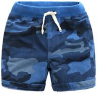 ding dong summer camouflage shorts¨blue logo