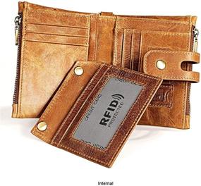 img 3 attached to 💼 Timeless RFID Blocking Wallet: Essential Men's Accessory for Wallets, Card Cases & Money Organizers