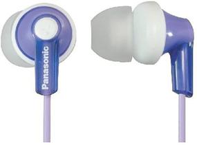 img 1 attached to 🎧 Purple Panasonic RP-HJE125-V In-Ear Headphones