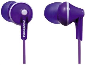 img 3 attached to 🎧 Purple Panasonic RP-HJE125-V In-Ear Headphones