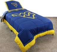 college covers mountaineers reversible comforter logo