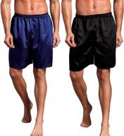 🩲 ultimate comfort men's boxer shorts for stylish lounging and sleepwear logo