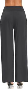 img 2 attached to 👖 Stylish Sarin Mathews Women's Yoga Sweatpants: Loose Comfy Wide Leg, Drawstring Lounge Pajama Workout Joggers with Pockets