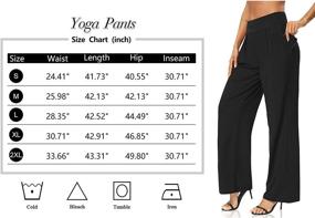 img 1 attached to 👖 Stylish Sarin Mathews Women's Yoga Sweatpants: Loose Comfy Wide Leg, Drawstring Lounge Pajama Workout Joggers with Pockets