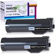 🖨️ baisine 106r02722 black toner cartridge - compatible replacement for xerox phaser 3610 workcentre 3615 printer - high yield 14,100 pages (black, 2 pack) logo