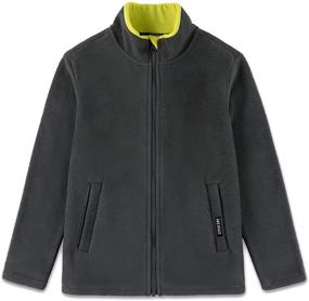 img 4 attached to 🧥 DEESPACE Boys' Clothing with Fleece Collar and Pockets, Ages 3-12 Years