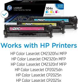img 3 attached to HP 304A Toner-Cartridges Bundle - Cyan, Yellow, Magenta (CC531A, CC532A, CC533A) - High Quality Printing Solution