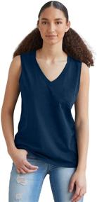 img 4 attached to Fair Indigo Organic Relaxed V Neck Men's Clothing for Shirts