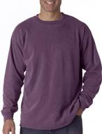 comfort colors chouinard heavyweight sleeve men's clothing in shirts logo
