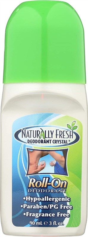 naturally fresh deodorant crystal roll 로고