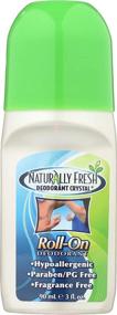 img 4 attached to 💎 3 oz Roll-On Deodorant Crystal by Naturally Fresh - Effective Odor Protection