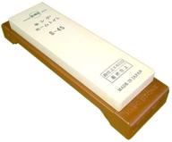 🔪 king s-45p whetstone knife sharpening stone with plastic base - #4000 grit - dimensions: 176×52×15mm (6.9 x 2 x 0.5") logo