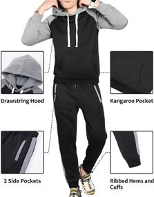 img 2 attached to 👕 Men's Clothing: Athletic Tracksuits, Hoodies, and Sweatsuits by We1Fit