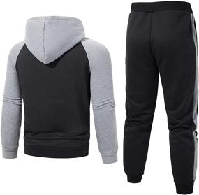 img 3 attached to 👕 Men's Clothing: Athletic Tracksuits, Hoodies, and Sweatsuits by We1Fit