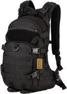 🎒 huntvp tactical military backpack with hydration bladder pocket – 25l molle assault rucksack logo