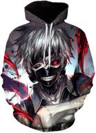 👕 boys' clothing: coriresha japanese kaneki hoodie sweatshirt - enhanced seo logo