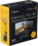 🎥 blackmagic design intensity pro 4k i/o card: capture & playback ultra hd at 30fps, 1080p at 60fps logo