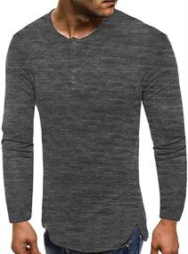 img 1 attached to 👕 JXEWW Men's Casual Crewneck T-Shirt - Perfect Addition to Your Clothing Collection