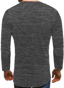 img 2 attached to 👕 JXEWW Men's Casual Crewneck T-Shirt - Perfect Addition to Your Clothing Collection