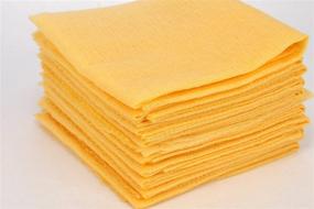 img 1 attached to 18x36 Inch Tack Cloth Bundle - Set of 12 Bags, 3-Count Each, 36 Total Tack Cloths - Vibrant Yellow