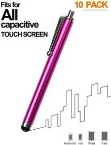 img 2 attached to 💻 50-Pack LIBERRWAY Stylus Pen for Capacitive Touch Screen Devices
