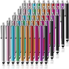 img 4 attached to 💻 50-Pack LIBERRWAY Stylus Pen for Capacitive Touch Screen Devices