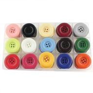 sorting plastic buttons kniting leekayer logo