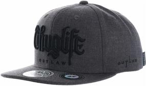 img 4 attached to WITHMOONS Snapback Thuglife Embroidery Baseball