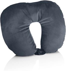 img 2 attached to Conair Microbead Neck Rest - Charcoal: Enhance Your Travel Comfort with Travel Smart