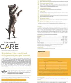 img 3 attached to Diamond CARE Adult Dry Dog Food: Optimal Support for 💎 Weight Management, Skin, Stomach & Overall Health with Protein, Probiotics & Antioxidants