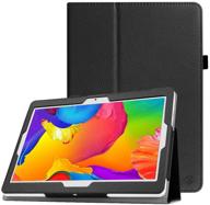 📱 fintie premium pu leather stand cover for zonko k105 10.1, meize 10, dragon touch notepad k10 / max10 10.1 tablet - compatible with lectrus, victbing, hoozo, winsing 10 android tablet (black) logo