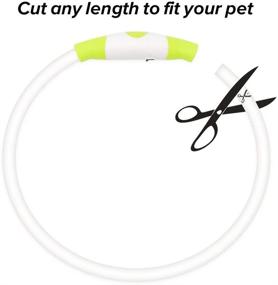 img 2 attached to 🐶 BSEEN LED Dog Collar Light: USB Rechargeable & Cuttable Glowing Necklace for Small, Medium, and Large Dogs