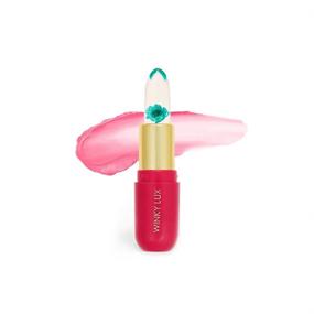 img 4 attached to 🌸 Winky Lux Flower Balm: Discover Your Perfect Pink Shade with Color Changing Jelly Lip Balm, 0.13 Oz, Blue Flower