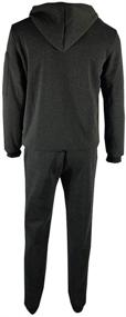 img 3 attached to Sweatsuit Hoodie Tracksuit Casual Jogging Men's Clothing and Active