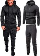 sweatsuit hoodie tracksuit casual jogging men's clothing and active logo