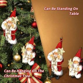 img 3 attached to Welltop Standing Figurine Ornaments Christmas