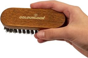 img 3 attached to 🧽 Colourlock Leather &amp; Textile Cleaning Brush - Ideal for Cars, Furniture, Apparel, Shoes, Bags & Accessories (Brown, 1 Brush) - Deep Clean Leather, Textile, and Alcantara Surfaces