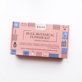 img 4 attached to bMAKER Bulk Botanical Flowers Kit - 6-Pack, Edible, Kosher Certified - 1.5 Cups Each: Jasmine, Rosebuds, Lavender, Marigold, Chamomile, Pink Rose Petals - Includes 2 ml Rose Absolute Essential Oil