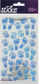 img 2 attached to 👶 Sticko Pastel Baby Boy Prints Stickers: Perfect Adhesive Decor for Newborn Delights