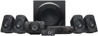 🔊 logitech z906 5.1 surround sound speaker system - thx, dolby digital, and dts digital certified - black logo