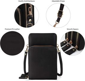 img 1 attached to DELUXITY Lightweight Crossbody Shoulder Compartment Women's Handbags & Wallets