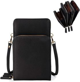 img 4 attached to DELUXITY Lightweight Crossbody Shoulder Compartment Women's Handbags & Wallets