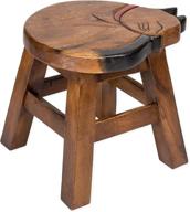 🐱 seo-optimized sea island imports sleepy kitty design handcrafted acacia hardwood decorative stool logo