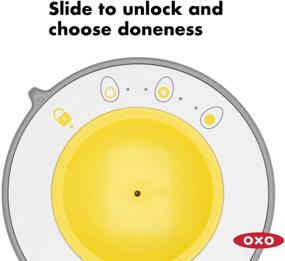 img 2 attached to 🥚 OXO Good Grips Digital Egg Timer with Piercer: Precise Timing and Easy Piercing for Perfectly Cooked Eggs, in a Sleek White Design - One Size